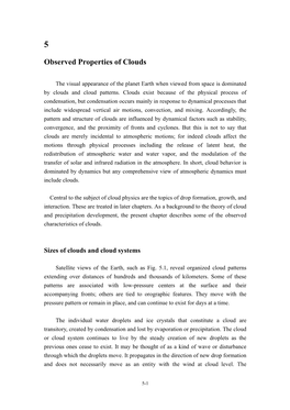 Observed Properties of Clouds