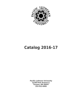 Catalog 2016-17