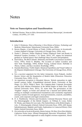 Note on Transcription and Transliteration Introduction