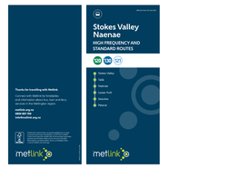 Stokes Valley Naenae HIGH FREQUENCY and STANDARD ROUTES