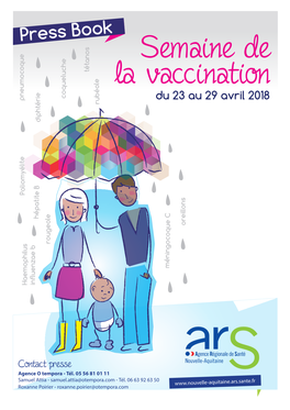 Press Book Semaine De La Vaccination Du 23 Au 29 Avril 2018