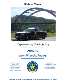 Department of Public Safety Non-Financial Report