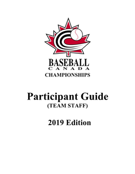 Participant Guide (TEAM STAFF)