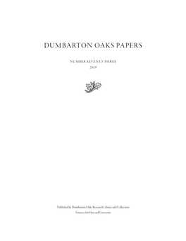 Dumbarton Oaks Papers