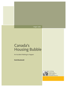 Canada's Housing Bubble