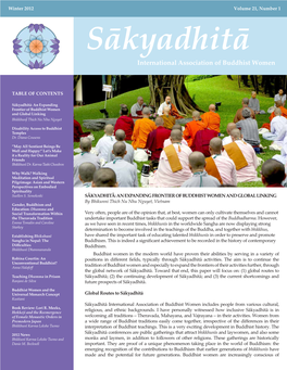 Sakyadhita International Association of Buddhist Women