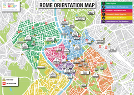 ROME ORIENTATION MAP Spanish Steps & Trevi Fountain Area Pantheon & Piazza Navona Area Borghese Gallery Colosseum & Ancient Rome Area