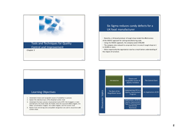 Six Sigma Reduces Candy Defects for a UK Food Manufacturer