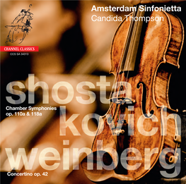 Amsterdam Sinfonietta Candida Thompson