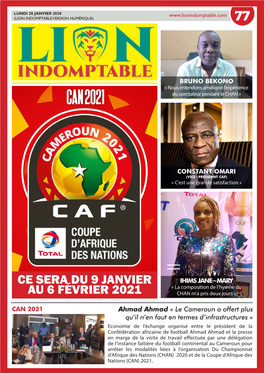 CAN 2021 Du Spectateur Pendant Le CHAN »