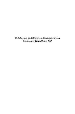 Philological and Historical Commentary on Ammianus Marcellinus