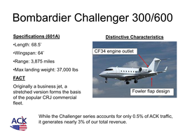 Bombardier Challenger 300/600