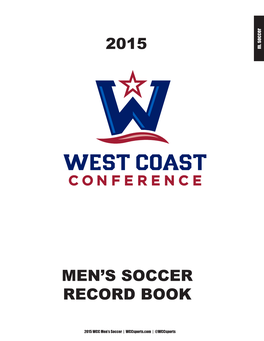 2015 Men's Soccer Record Book