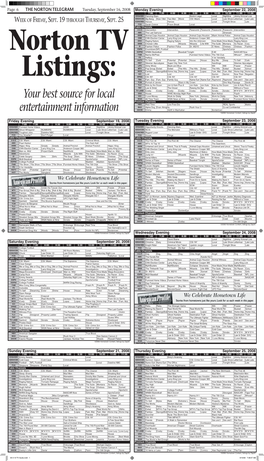 06 9-16 TV Guide.Indd 1 9/16/08 7:38:07 AM