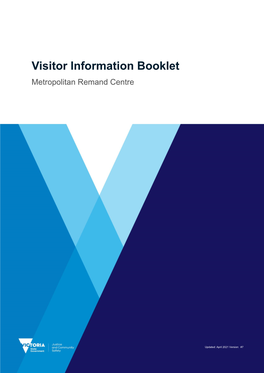 Visitor Information Booklet