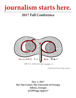 Journalism Starts Here. 2017 Fall Conference