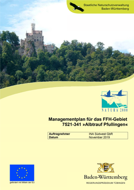 Managementplan Für Das FFH-Gebiet 7521