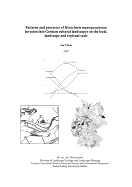 Patterns and Processes of Heracleum Mantegazzianum Invasion Into German Cultural Landscapes on the Local, Landscape and Regional Scale