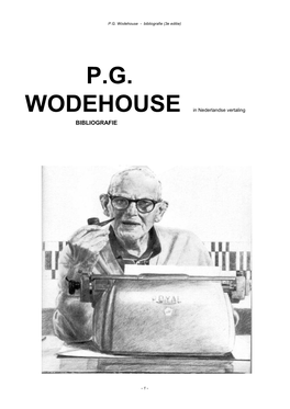 Pg Wodehouse