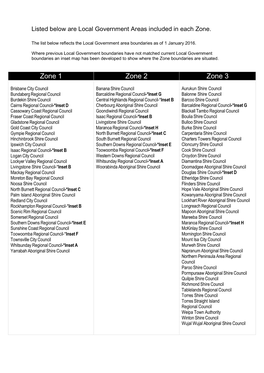 Heavy Vehicle Zone Maps: Queensland