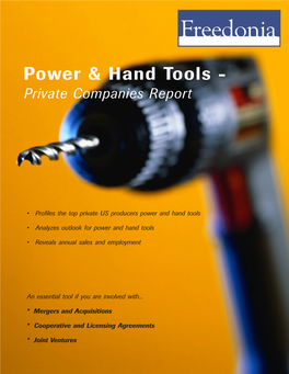 Power & Hand Tools