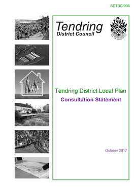 Tendring District Local Plan Consultation Statement