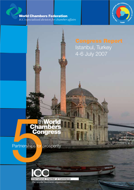 Congress Report Istanbul, Turkey 4-6 July 2007 Introduction 1