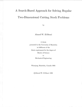 Two-Dimensional Cutting Stock Problems