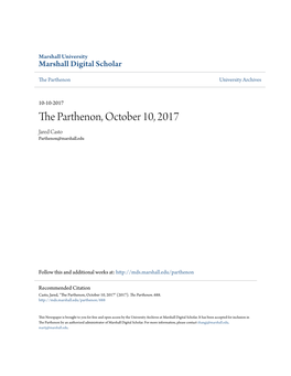 The Parthenon, October 10, 2017