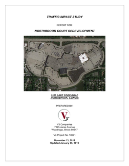 Traffic Impact Study Northbrook Court Mall Redevelopment, Northbrook, Illinois