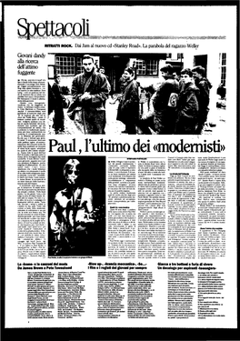 Paul, L'ultimo Dei «Modernisti»