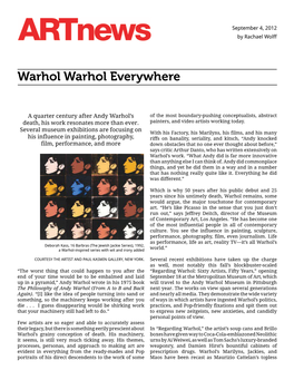 Warhol Warhol Everywhere