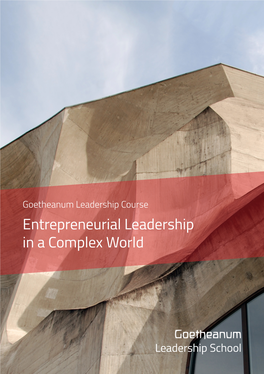 Entrepreneurial Leadership in a Complex World