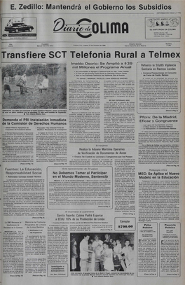 Transfiere SCT Telefonía Rural )