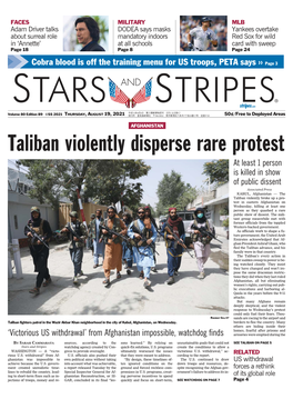 Taliban Violently Disperse Rare Protest