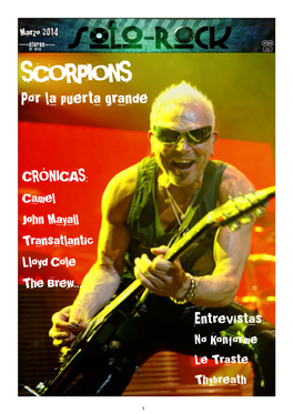 SCORPIONS Por La Puerta Grande