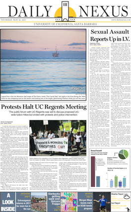 Protests Halt UC Regents Meeting Has Increased