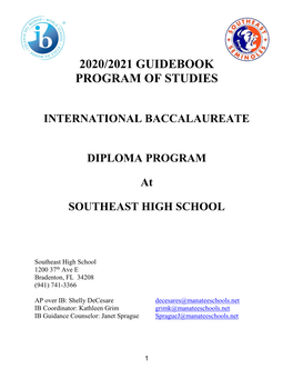 SEHS IB Guidebook