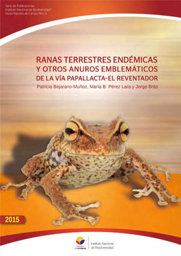 Ranas Terrestres Y Anuros De La Vía Papallacta