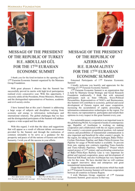 Read the 17 Th Eurasian Economic Summit Book