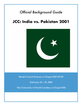 JCC: India Vs. Pakistan 2001