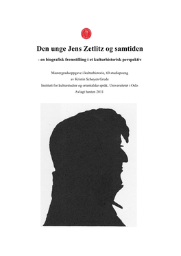 Den Unge Jens Zetlitz Og Samtiden