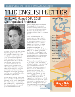 2015 English Letter