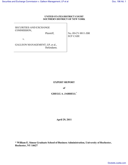 MEMORANDUM of LAW in Support Re: 195 MOTION in Limine to Preclude Defendants' Expert's Testimony and Other Disclosures