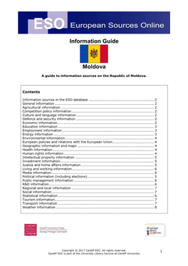 Information Guide Moldova