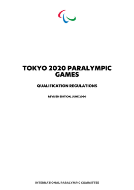 Tokyo 2020 Paralympic Games