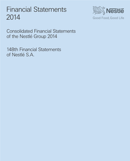 Consolidated Financial Statements of the Nestlé Group 2014
