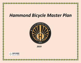 Hammond Bicycle Master Plan