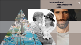 International Art Exhibitions 2020.03
