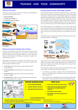 Tsunami Awareness Poster